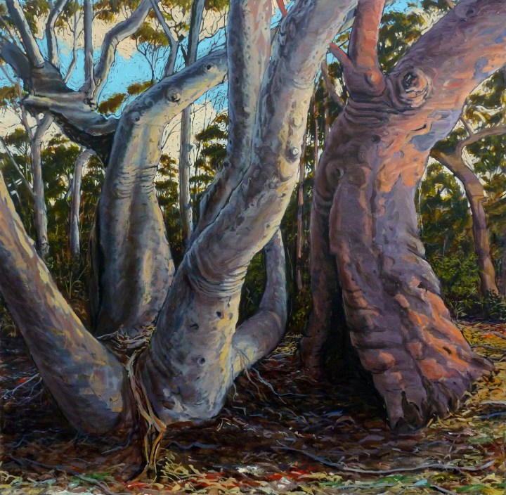 Fecundity,oil on canvas, 71cm x 71cm, 2014,