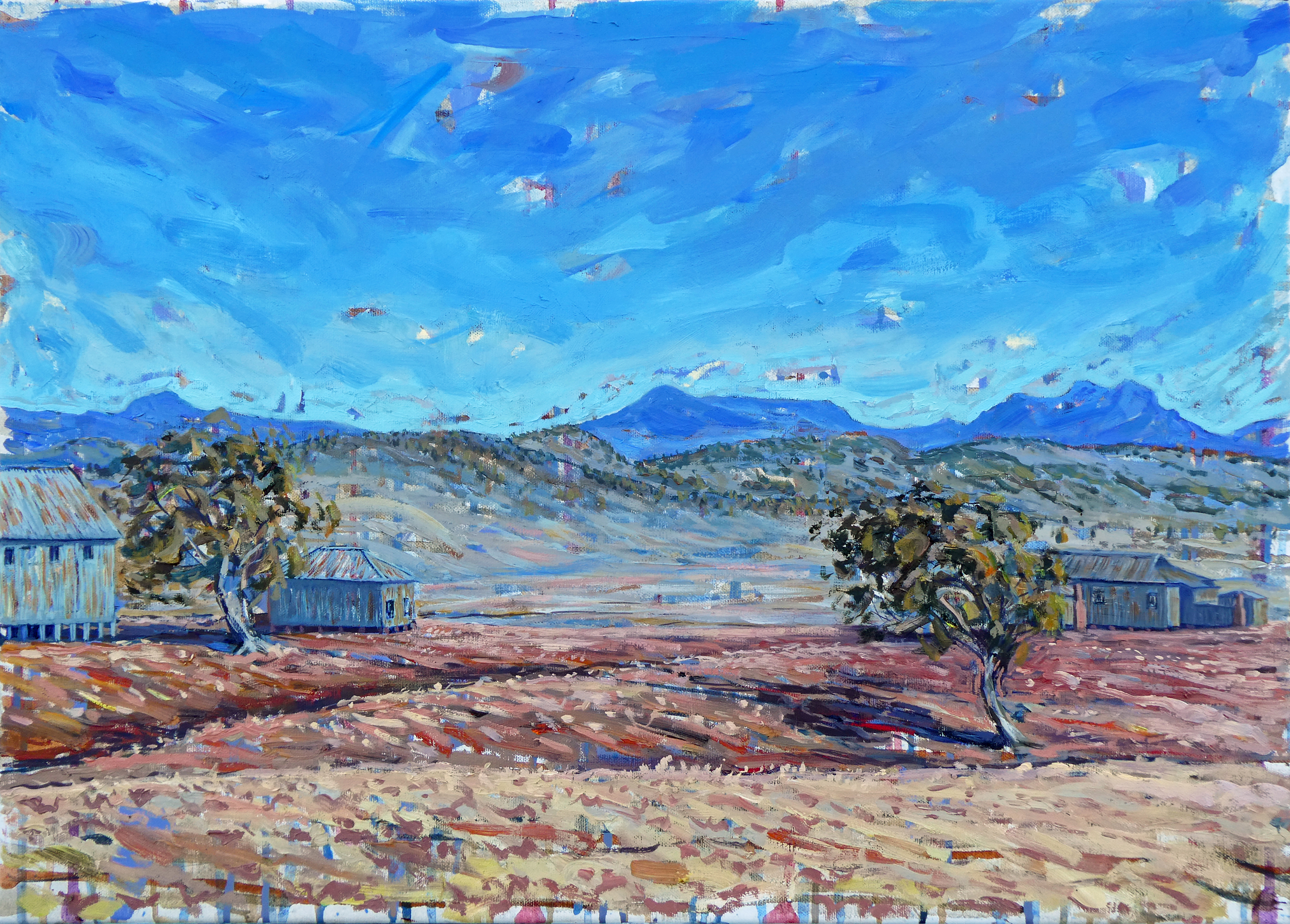 Big Dry, Liverpool Plains, 70cm x 50cm, oil on canvas, 2018, $1200AUD