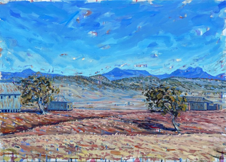 Big Dry, Liverpool Plains, 70cm x 50cm, oil on canvas, 2018, $1200AUD