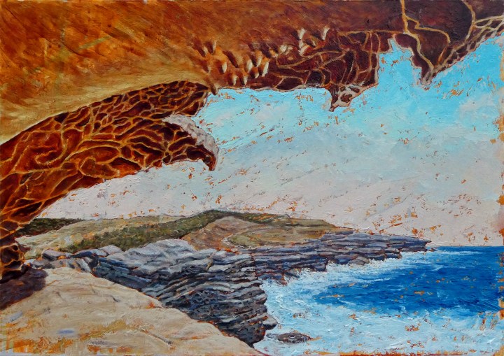 Reduced Hokusai's Cave