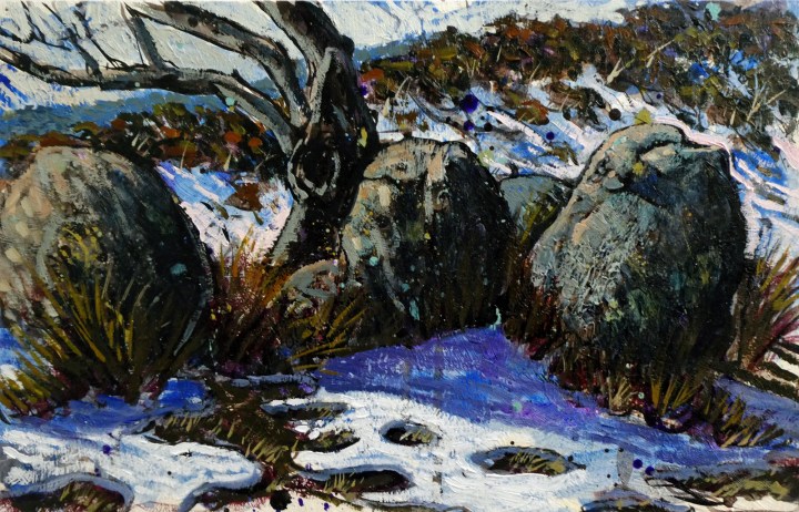 Rocks andSnow Plein AirReduced