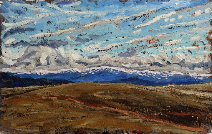 The Snowies from Kelton PlainsReduced