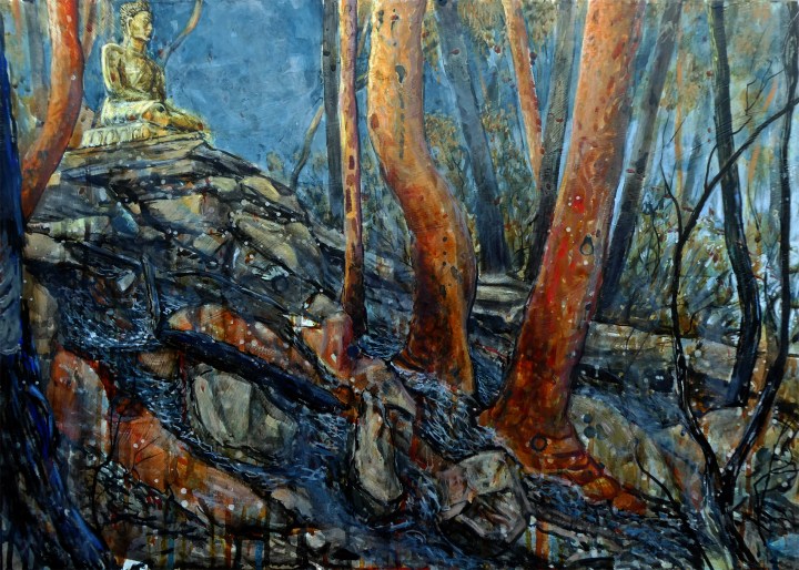 Bushfire Buddha Reduced